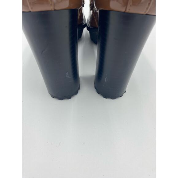 Guess Keaton Embers Chunky Loafer Slip On Pump Platform Heels Women's 8M - Picture 5 of 8